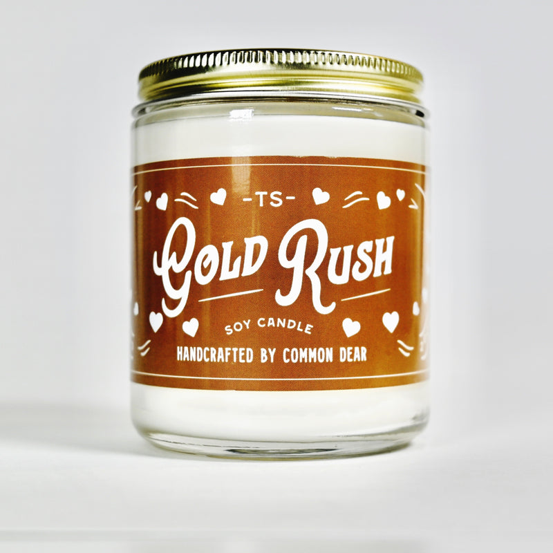 Gold Rush Taylor Swift Inspired Soy Candle