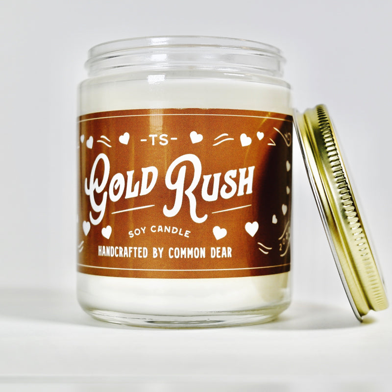 Gold Rush Taylor Swift Inspired Soy Candle