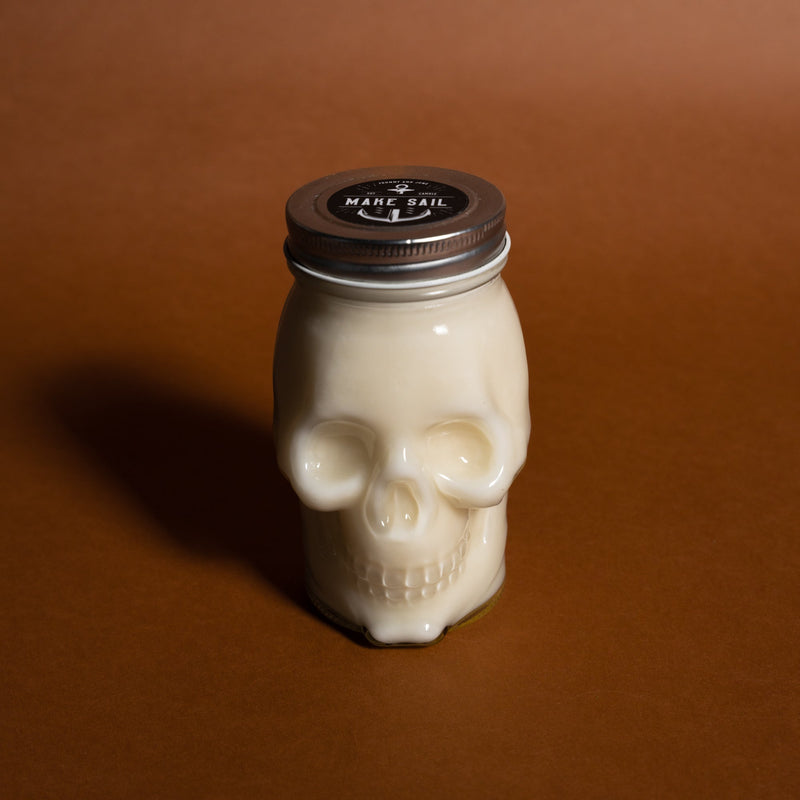 Make Sail Skull Soy Candle