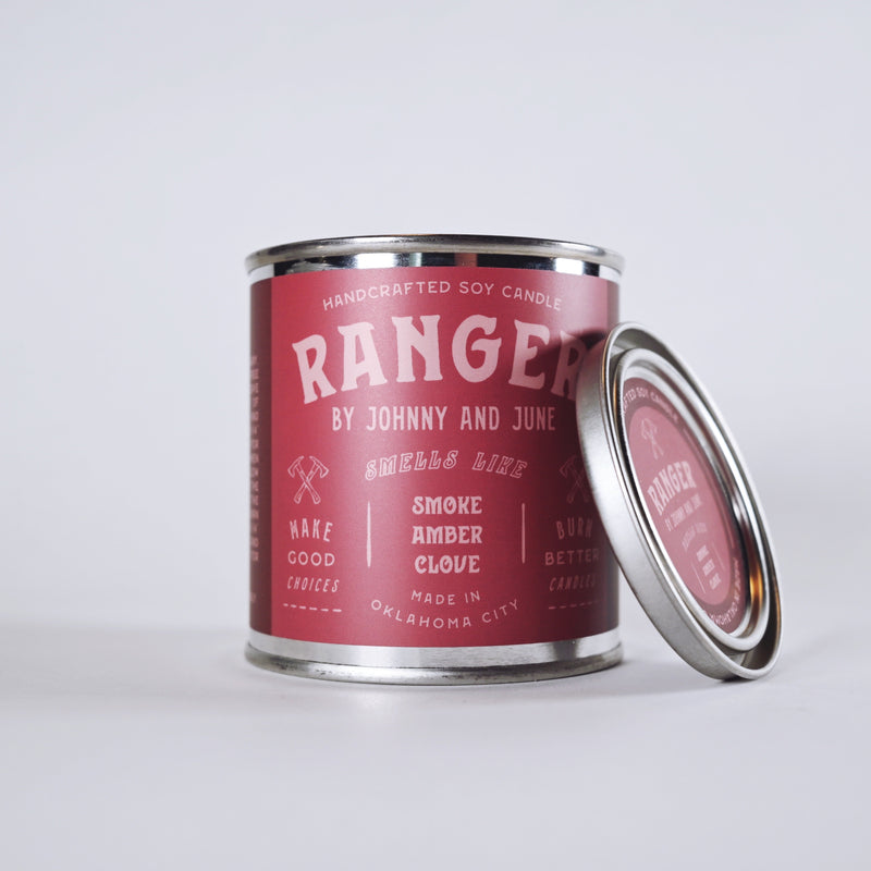 Ranger Metal Tin Soy Candle